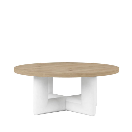 ART Furniture Garrison Round Cocktail Table Wood Top
