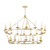 Hudson Valley Lighting Allendale 28 Light 58 inch Chandelier Ceiling Light