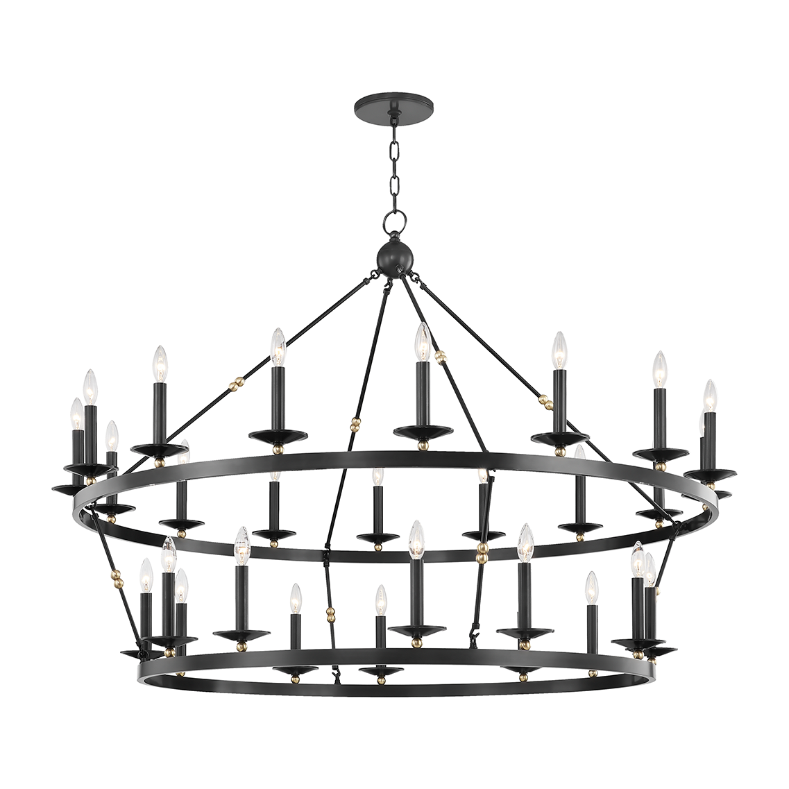 Hudson Valley Lighting Allendale 28 Light 58 inch Chandelier Ceiling Light