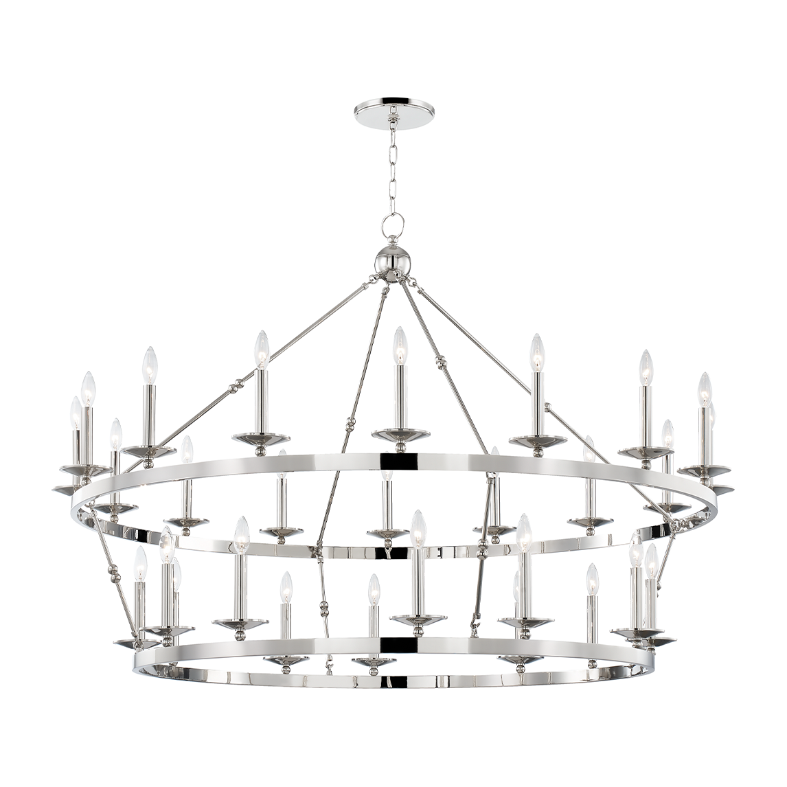 Hudson Valley Lighting Allendale 28 Light 58 inch Chandelier Ceiling Light