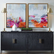 Uttermost Color Theory Framed Abstract Art - Set of 2
