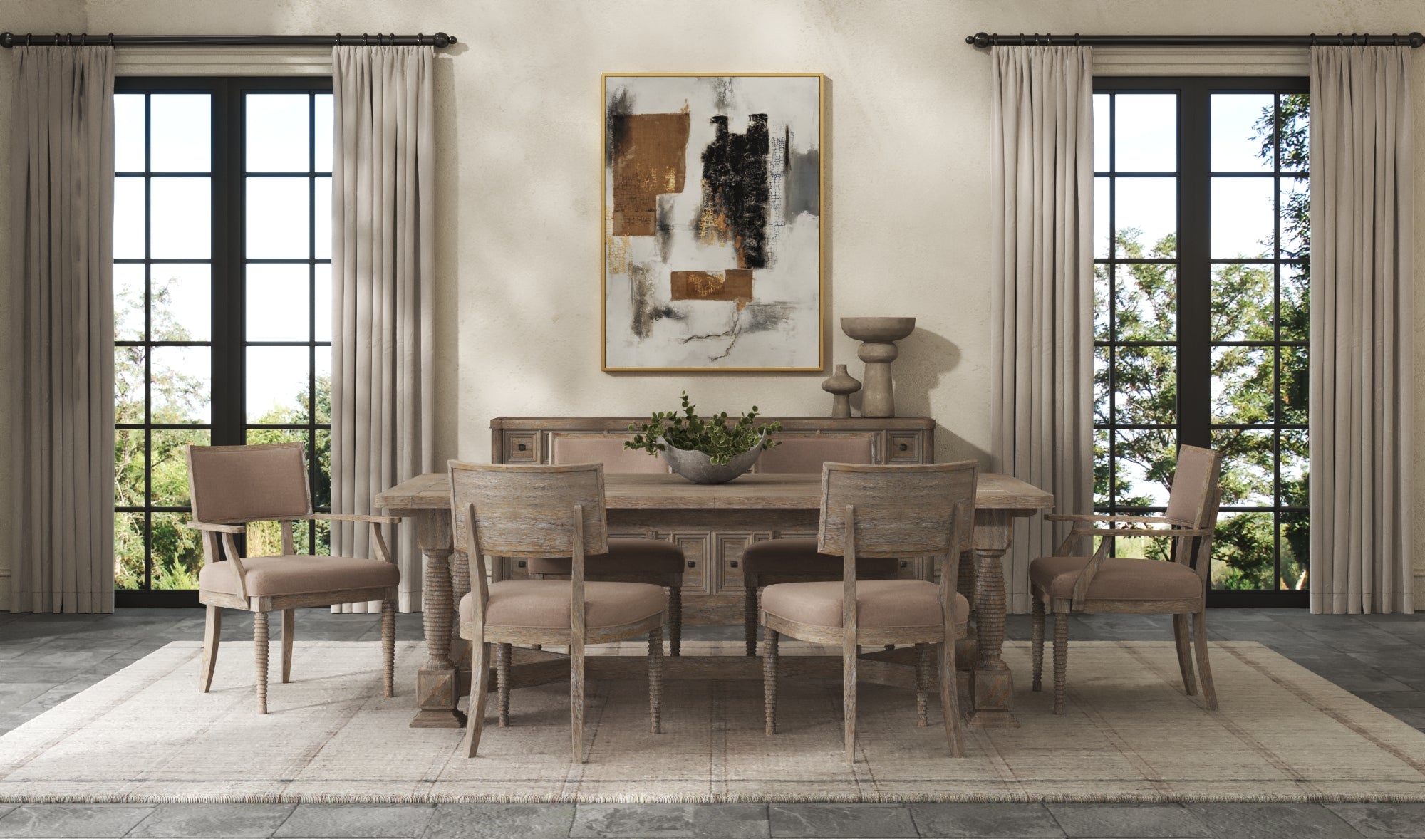 ART Furniture Reforma Trestle Dining Table