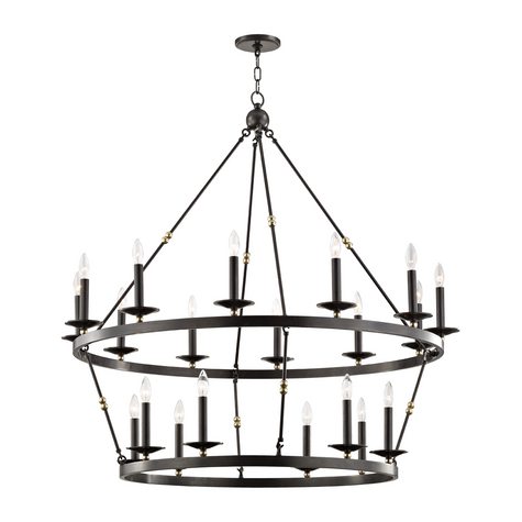 Hudson Valley Lighting Allendale 20 Light 46.75 inch Chandelier Ceiling Light