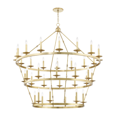 Hudson Valley Lighting Allendale 36 Light 58 inch Chandelier Ceiling Light Clearance