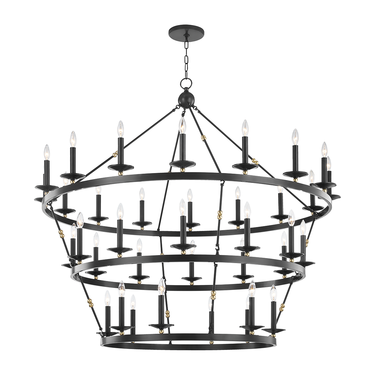 Hudson Valley Lighting Allendale 36 Light 58 inch Chandelier Ceiling Light Clearance