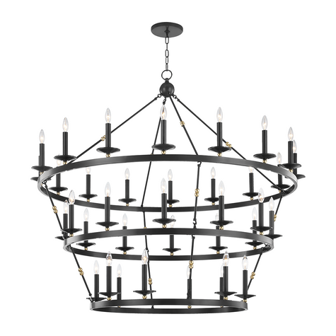 Hudson Valley Lighting Allendale 36 Light 58 inch Chandelier Ceiling Light Clearance