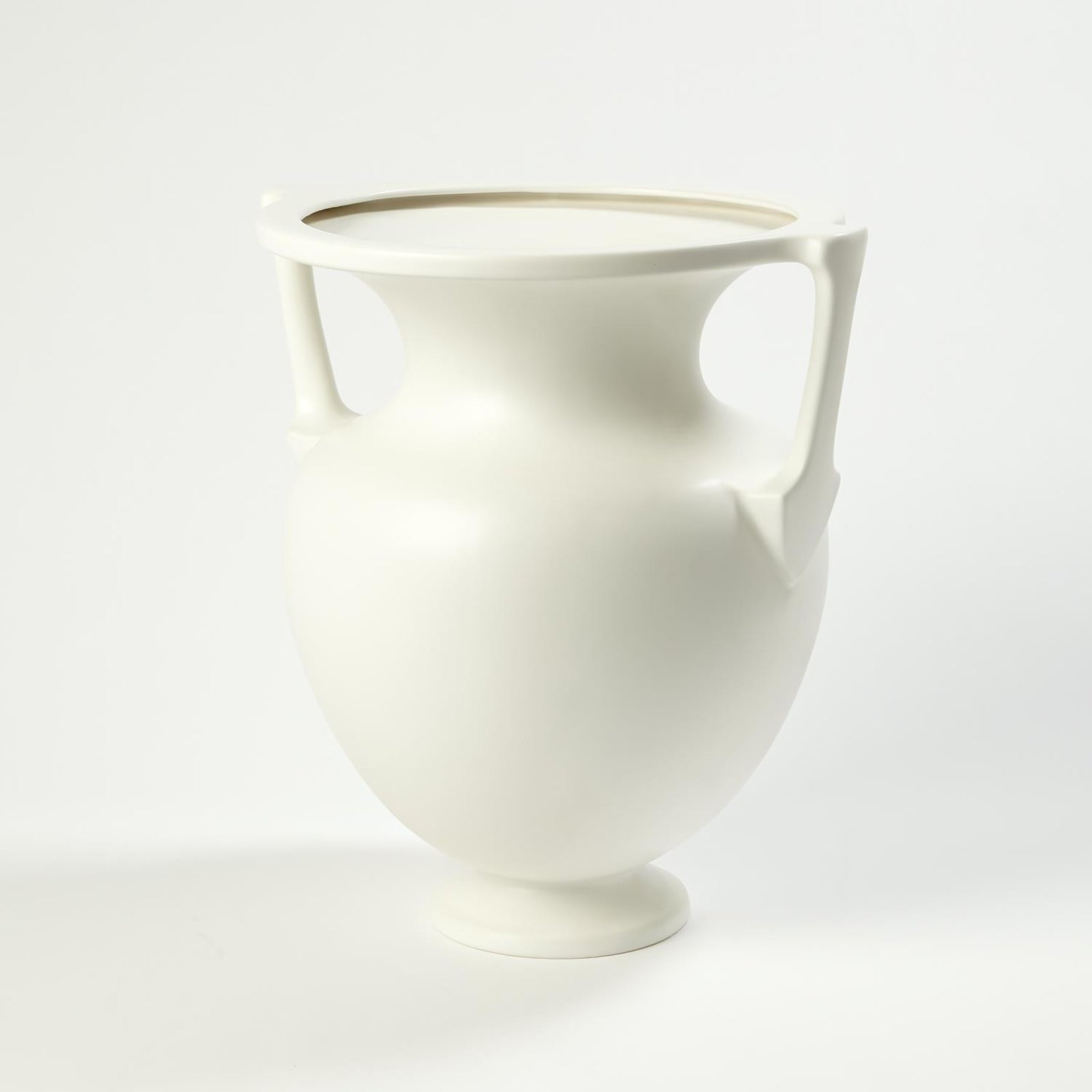Global Views Matte White Grecian Amphora
