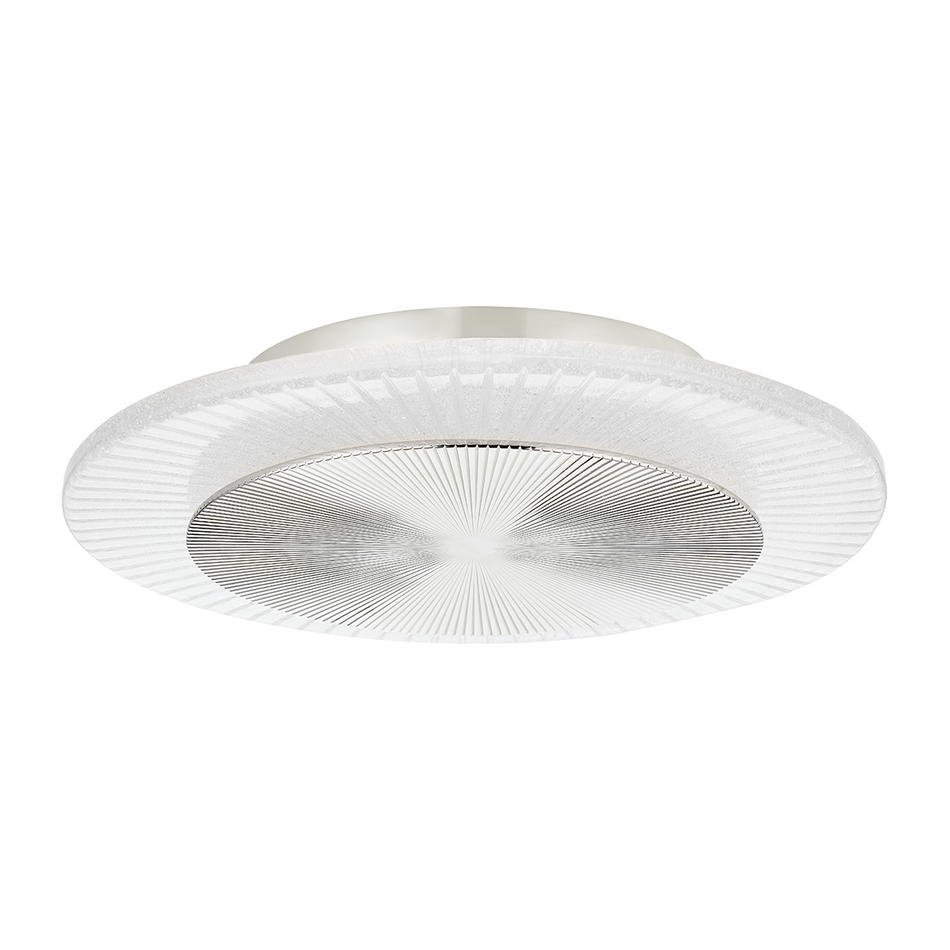 Corbett Topaz 1 Light Polished Nickel Flush Mount Ceiling Light Clearance