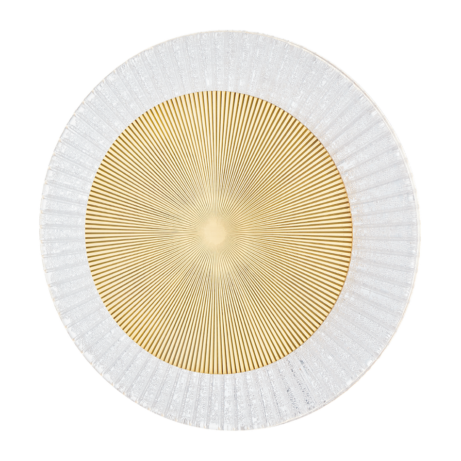 Corbett Topaz 1 Light Vintage Polished Brass Flush Mount Ceiling Light