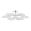 Corbett Topaz 7 Light Polished Nickel Semi Flush Ceiling Light Clearance