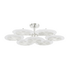 Corbett Topaz 7 Light Polished Nickel Semi Flush Ceiling Light Clearance