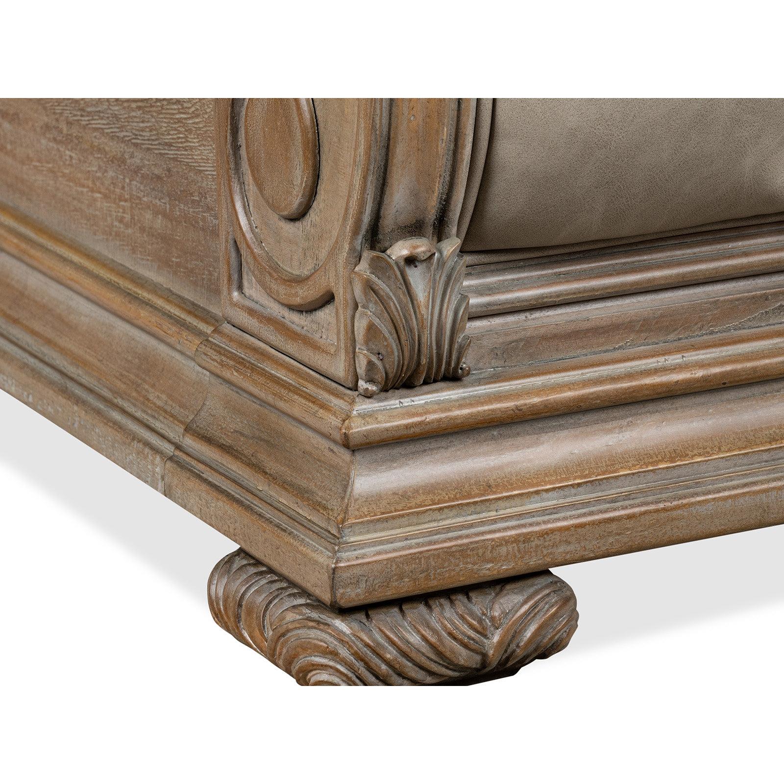 Magnussen Home Marisol Fawn Upholstered Sleigh Bed