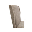 Magnussen Home Ryker Nocturn Black & Coventry Grey Upholstered Host Chair Set of 2