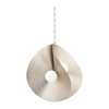Corbett Peony 4 Light 24.5 inch Warm Silver Leaf Pendant Ceiling Light