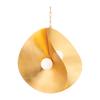 Corbett Peony 4 Light Gold Leaf Pendant Ceiling Light