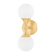 Hudson Valley Lighting Astoria 2 Light 4.75 inch Aged Brass Wall Sconce Wall Light