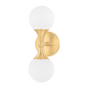 Hudson Valley Lighting Astoria 2 Light 4.75 inch Aged Brass Wall Sconce Wall Light