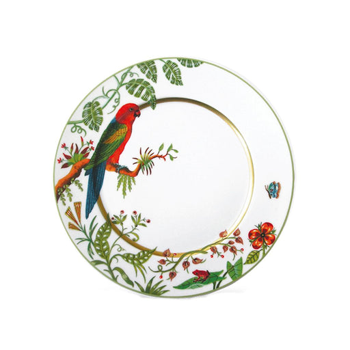 Haviland Alain Thomas Red Parrot Dessert Plate