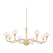Hudson Valley Lighting St. Lawrence 8 Light 61.75 inch Aged Brass Chandelier Ceiling Light
