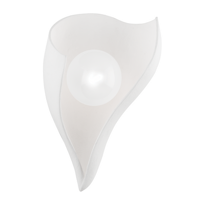 Corbett Moonstone 1 Light Gesso White Wall Sconce Wall Light Clearance
