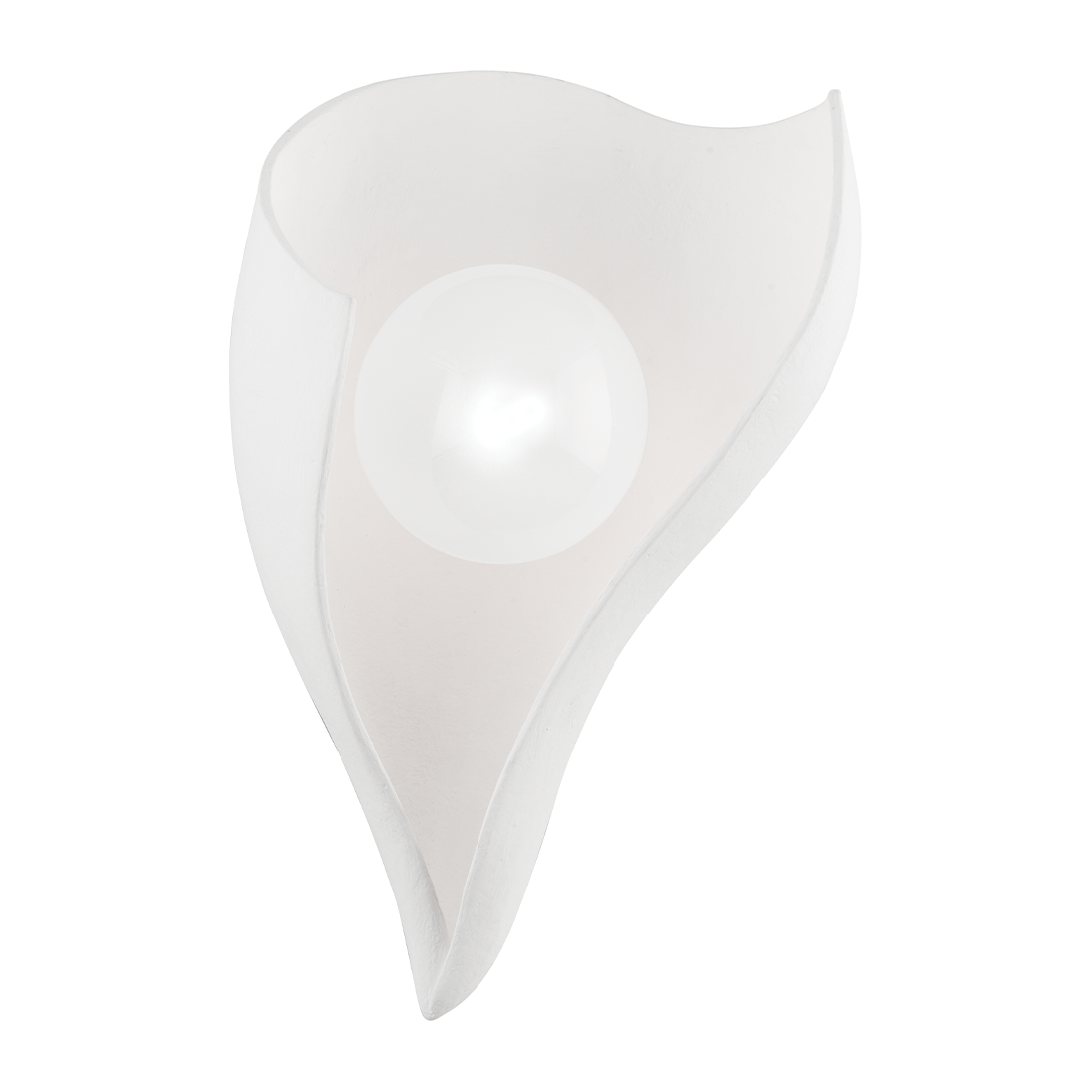 Corbett Moonstone 1 Light Gesso White Wall Sconce Wall Light Clearance