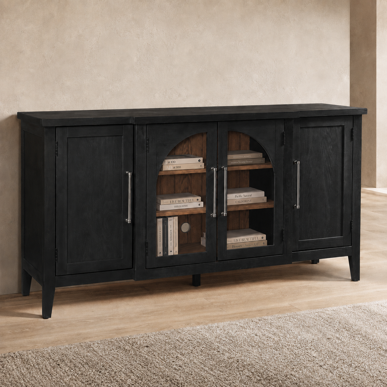 Bassett Mirror Fynn Four Door Cabinet