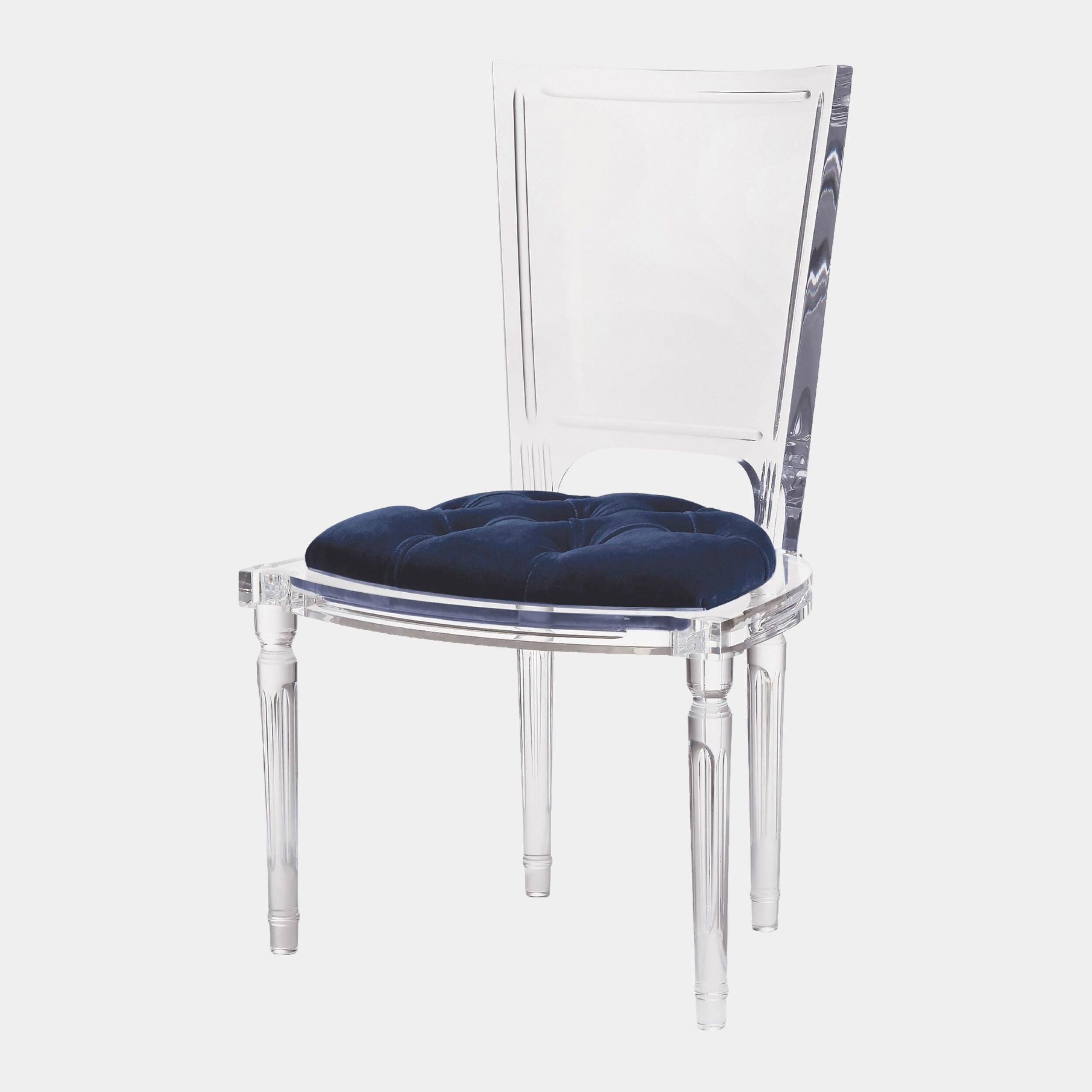 Global Views Marilyn Acrylic Side Chair