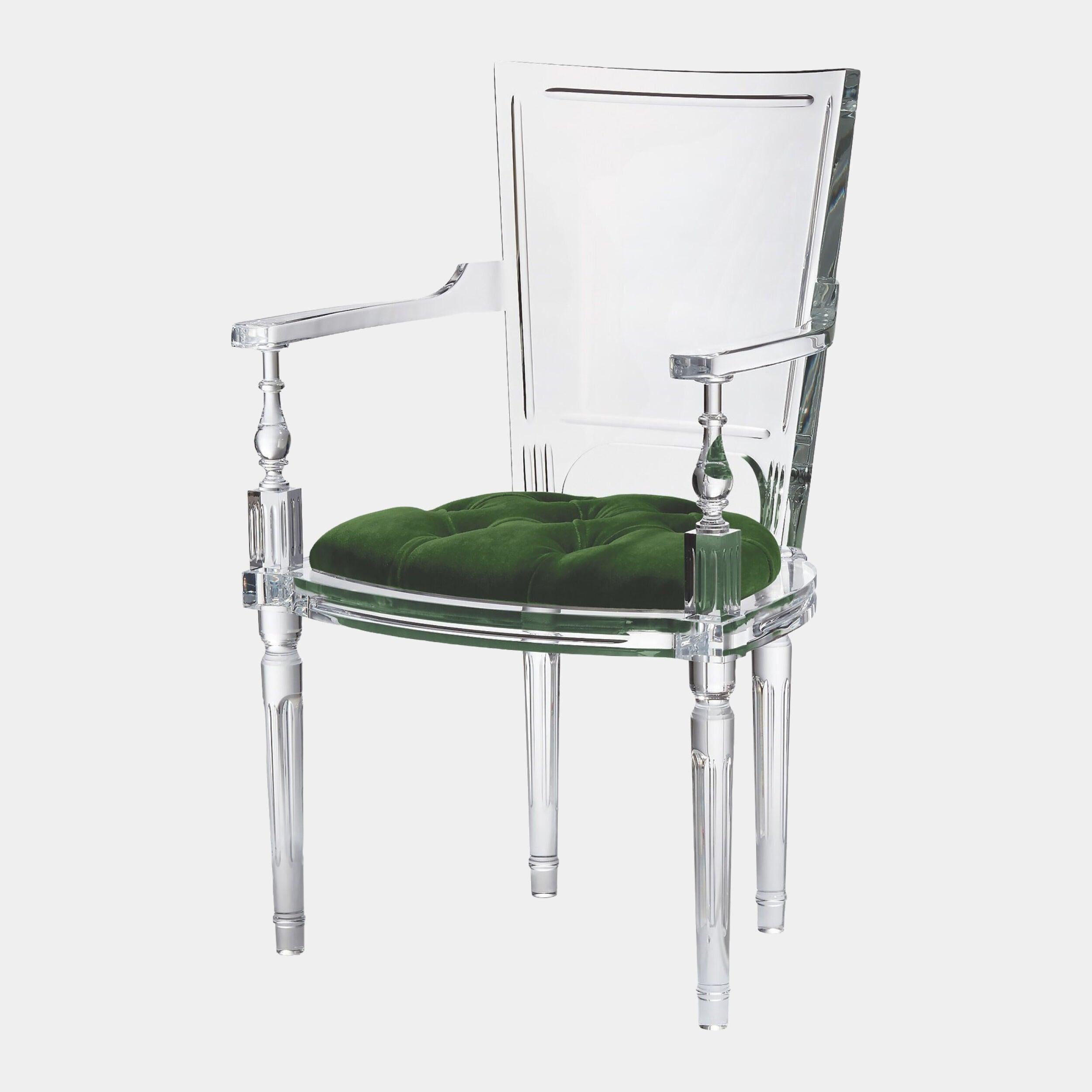 Global Views Marilyn Acrylic Arm Chair