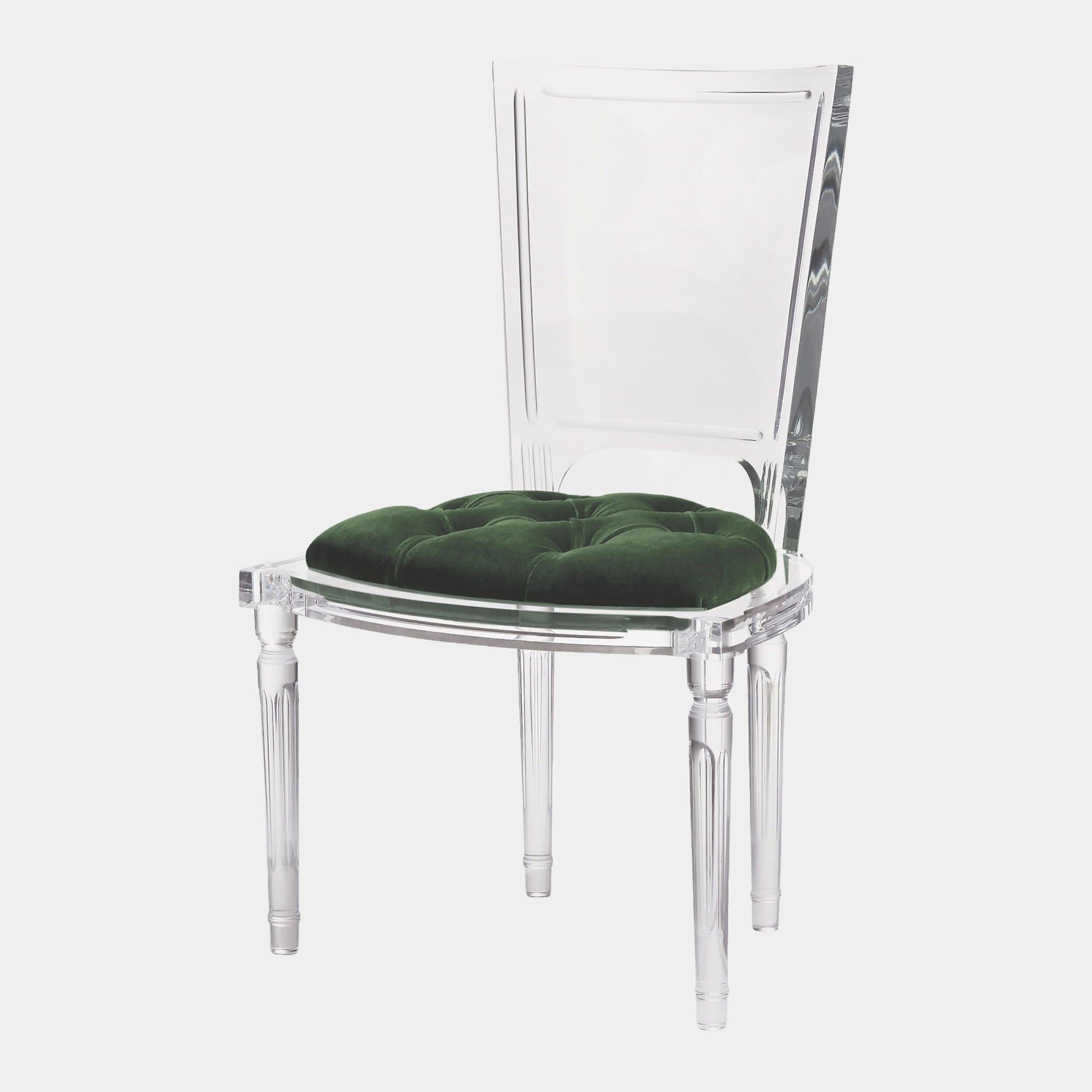 Global Views Marilyn Acrylic Side Chair