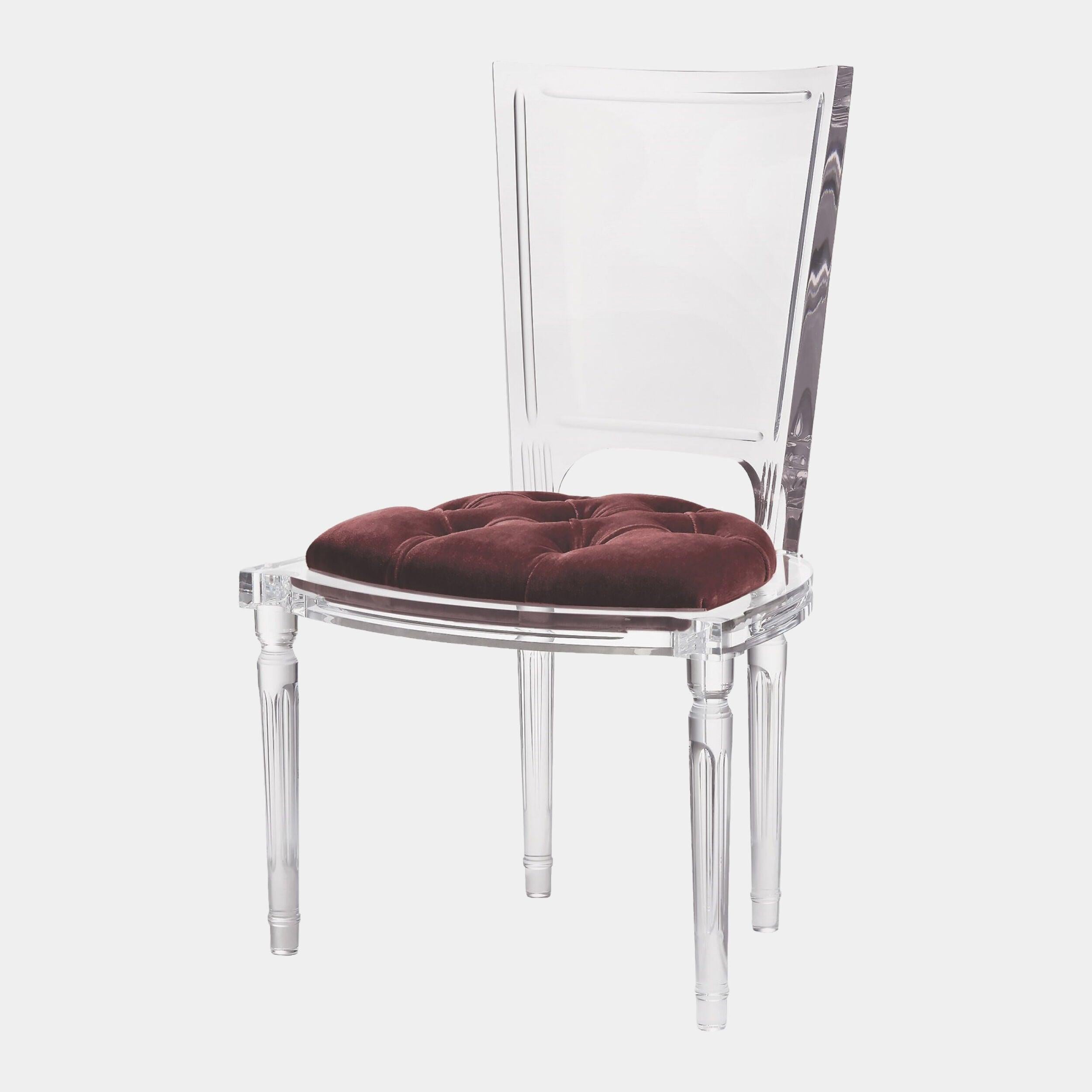 Global Views Marilyn Acrylic Side Chair