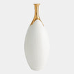 Global Views Dipped Golden Crackle Vase