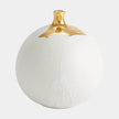 Global Views Dipped Golden Crackle Vase