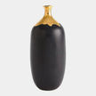 Global Views Dipped Golden Crackle Vase