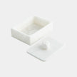 Global Views Isla Facet Knob Alabaster Box