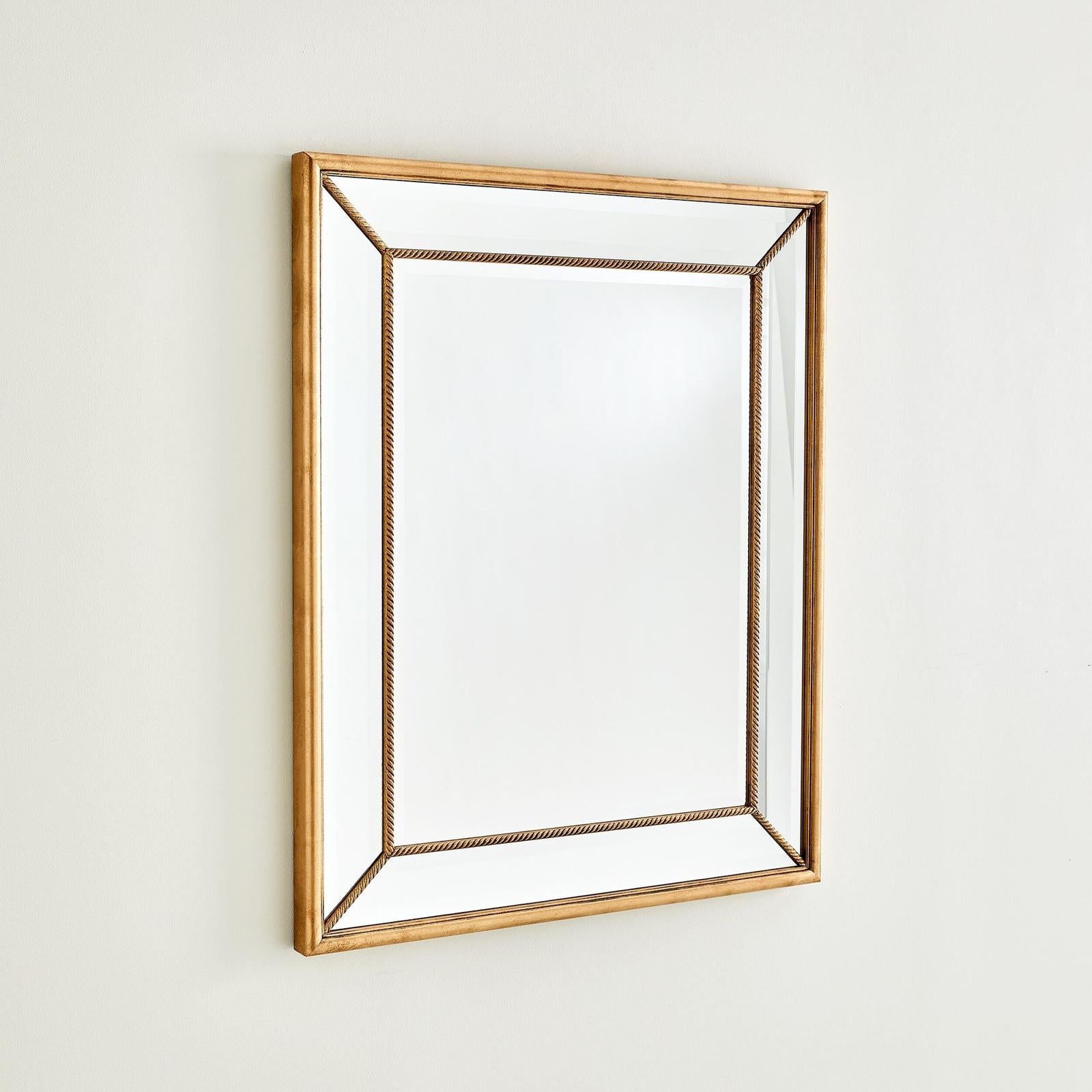 Global Views Kriza Gilded Rope Mirror Clearance