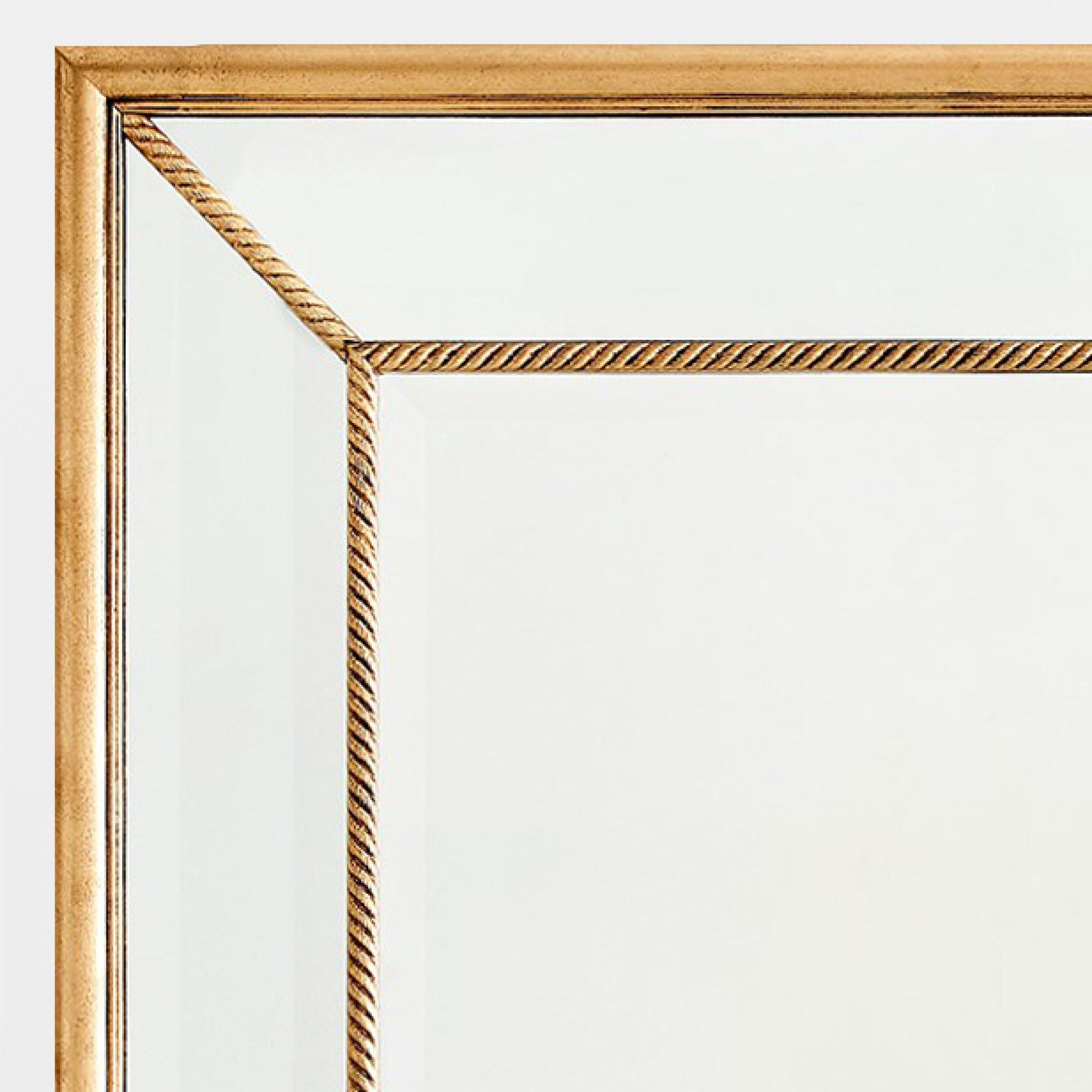 Global Views Kriza Gilded Rope Mirror Clearance