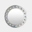 Global Views Silver Embedded Sphere Mirror Clearance