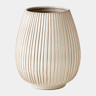 Global Views Vergule Ribbed Vase