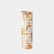 Global Views Racked Golden Mosaic Vase Clearance