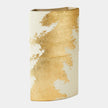 Global Views Splish Gold Leaf Vase