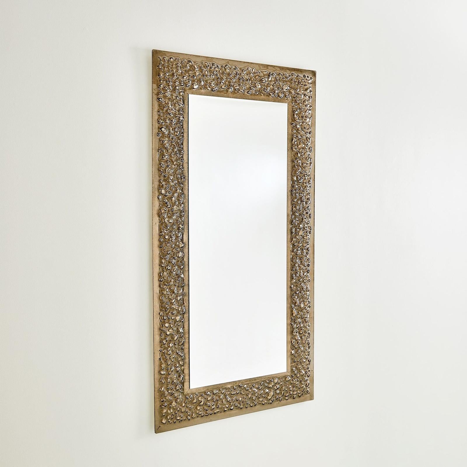 Global Views Zeke Golden Stone Full Length Mirror