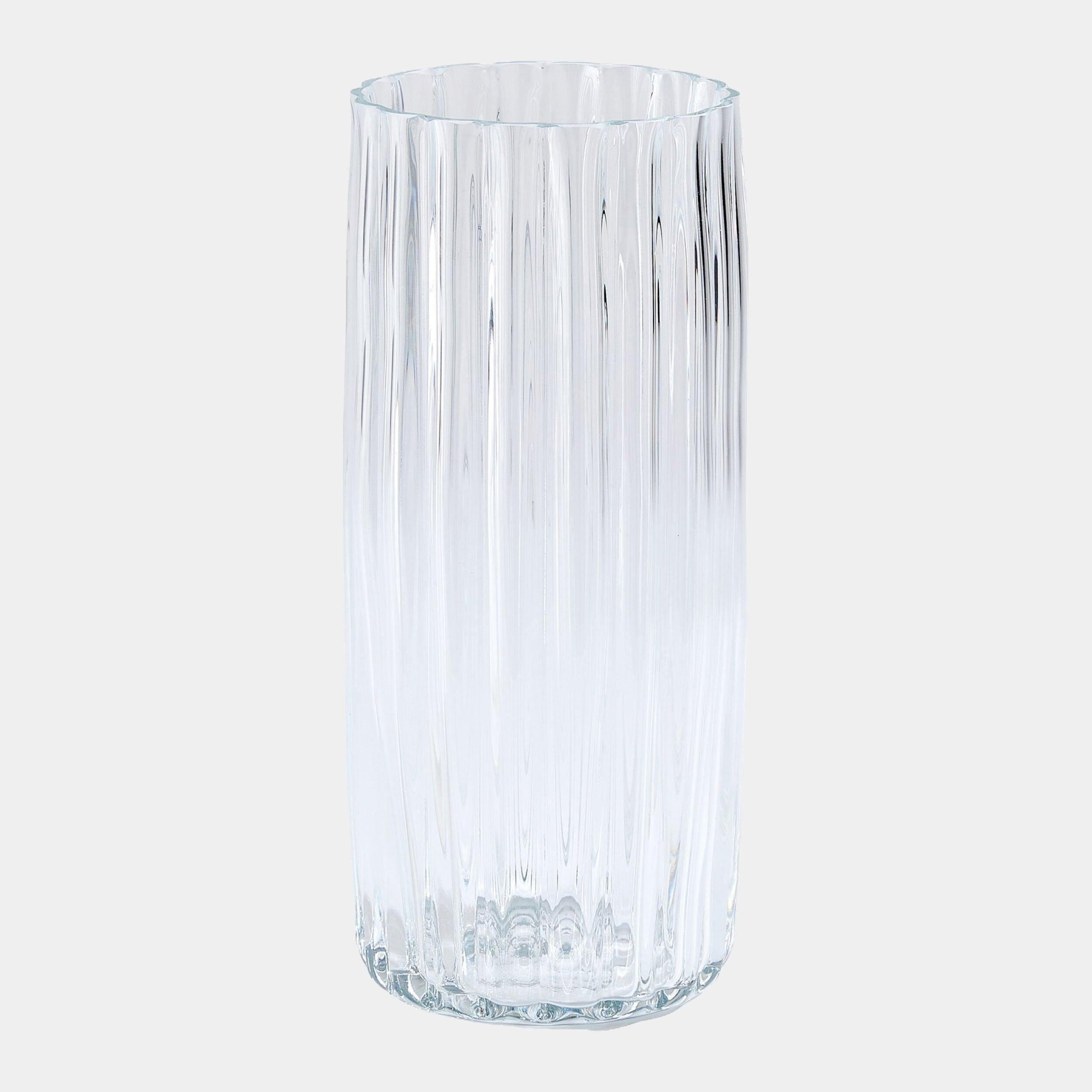 Global Views Pleated Glass Vase Clearance