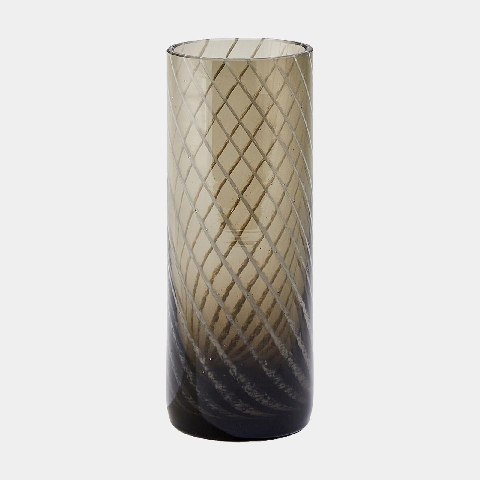 Global Views Glass Swirl Highball Glass