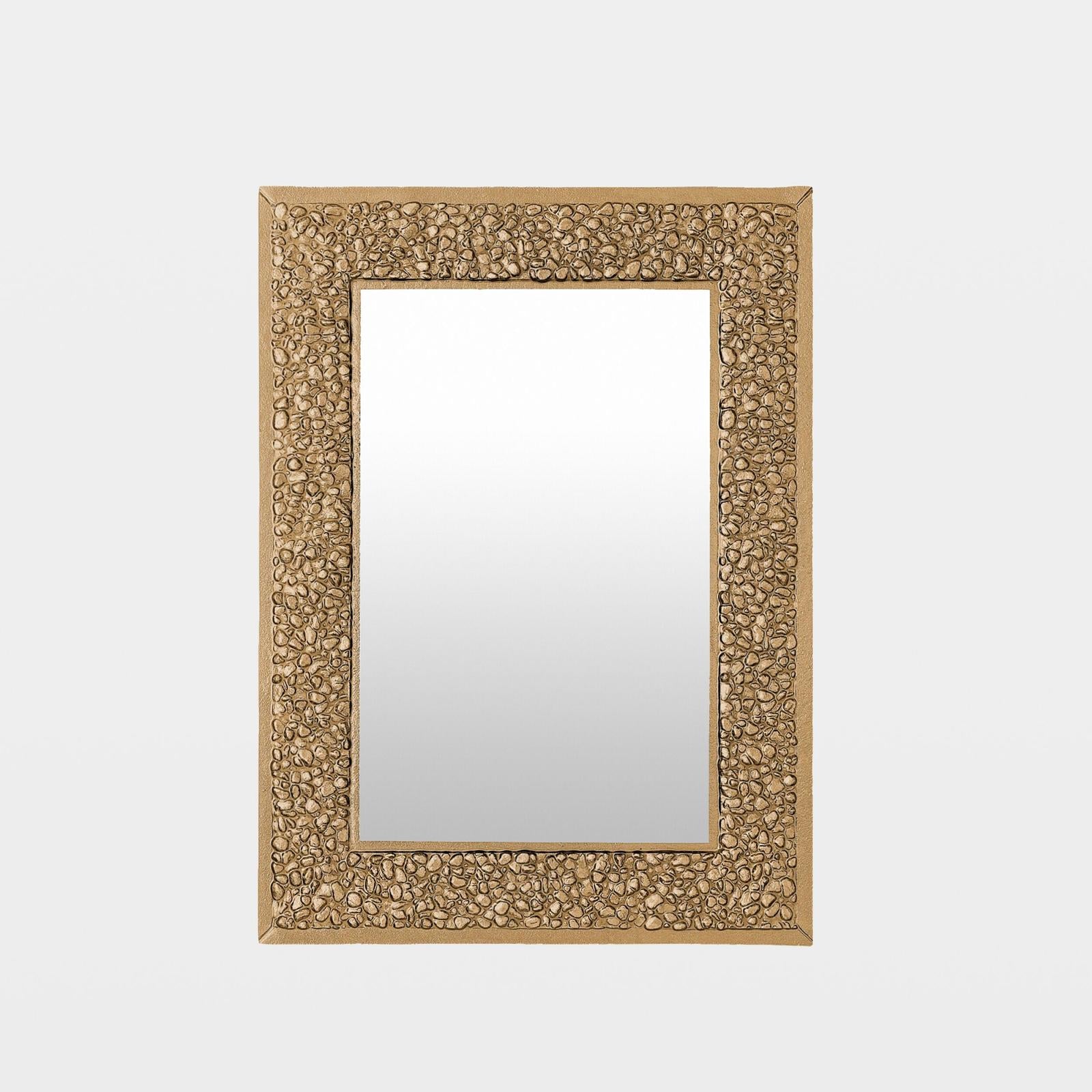 Global Views Zeke Golden Stone Full Length Mirror