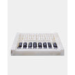 Global Views Augustus Alabaster Chess Checkers Set