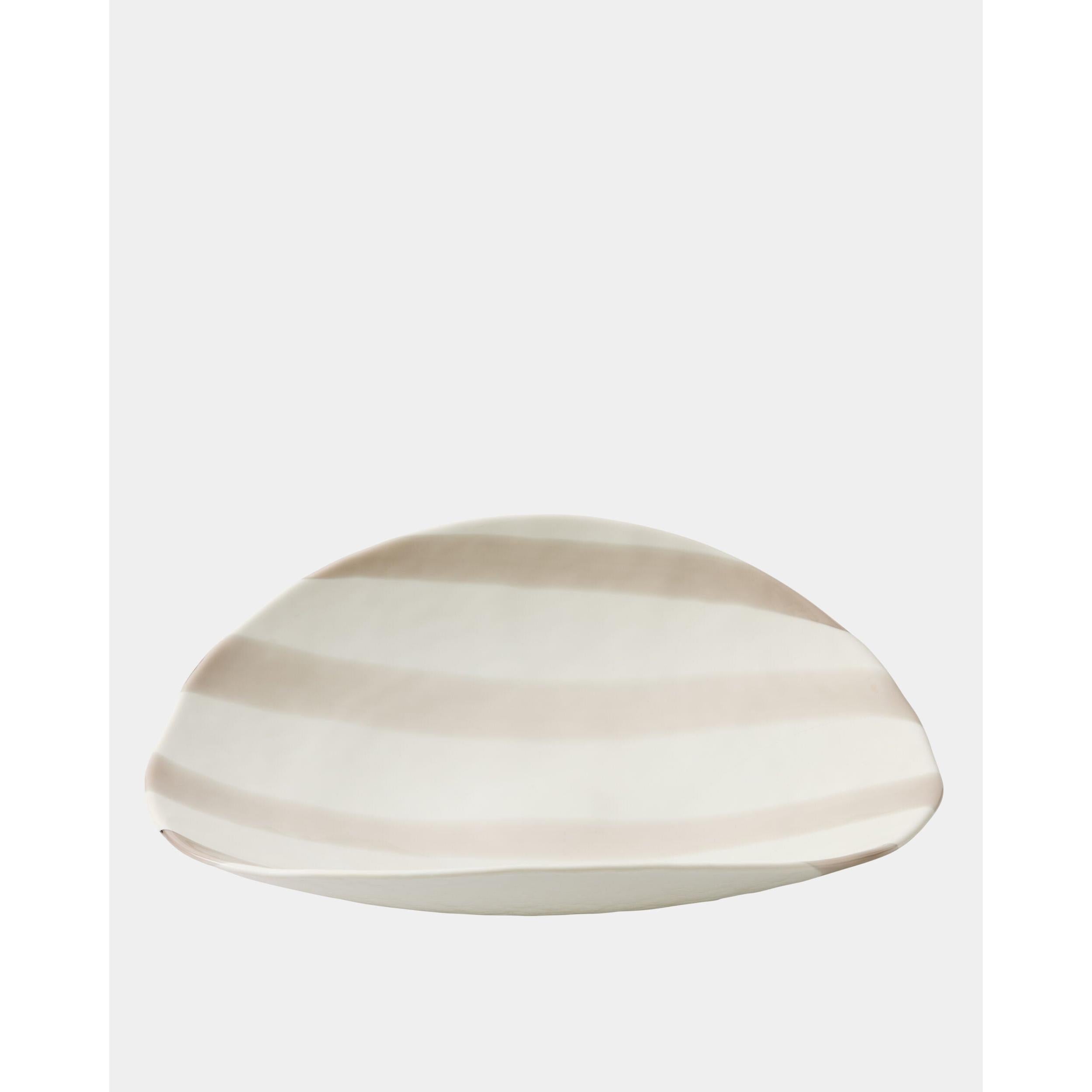 Global Views Palermo Striped Folded Plate