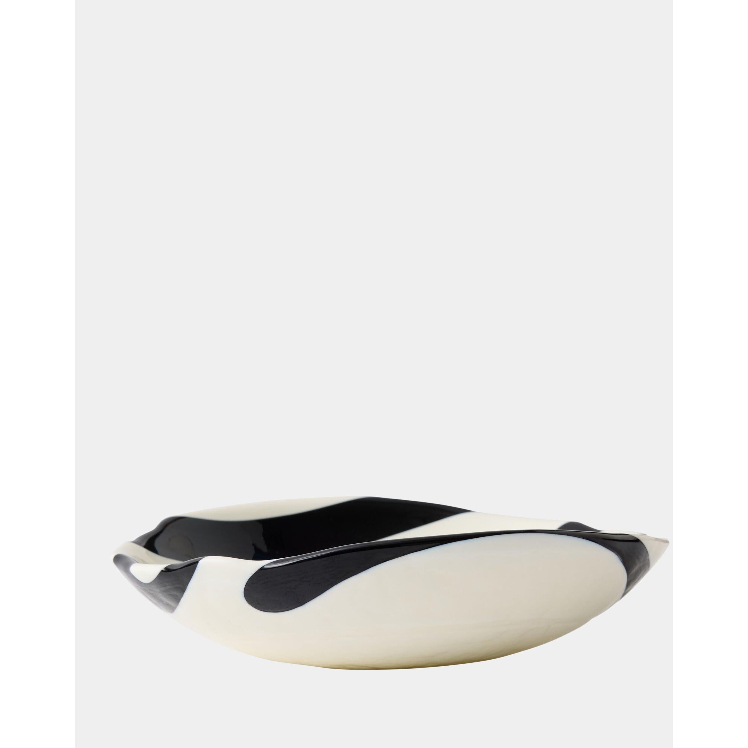 Global Views Palermo Striped Folded Plate