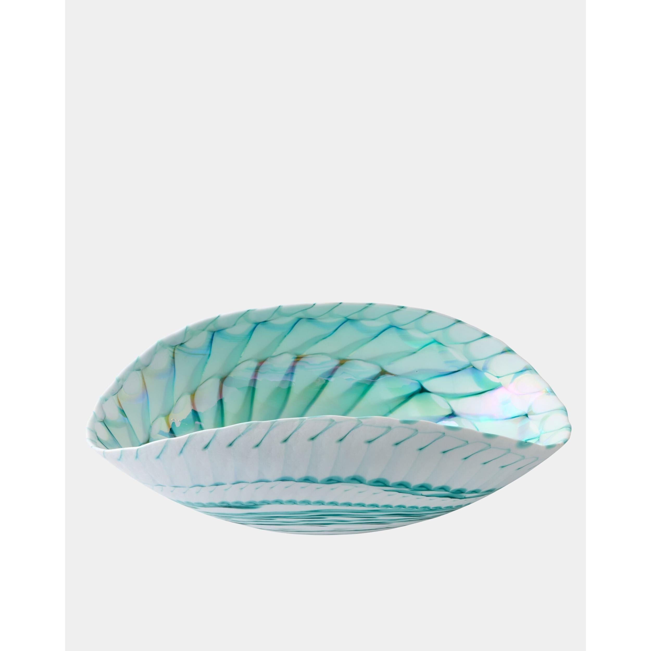 Global Views Spiral Threads Folded Bowl