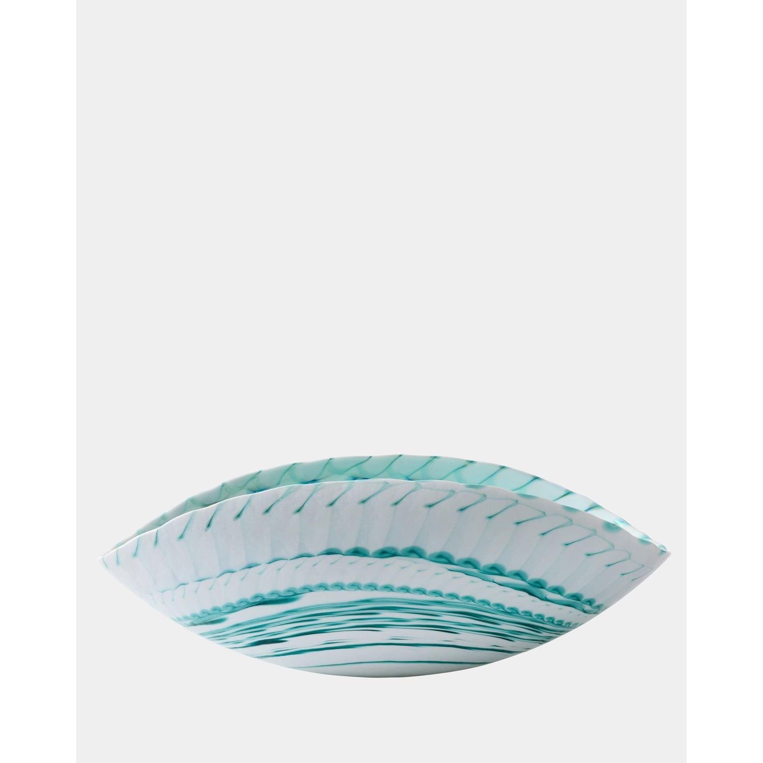 Global Views Spiral Threads Folded Bowl