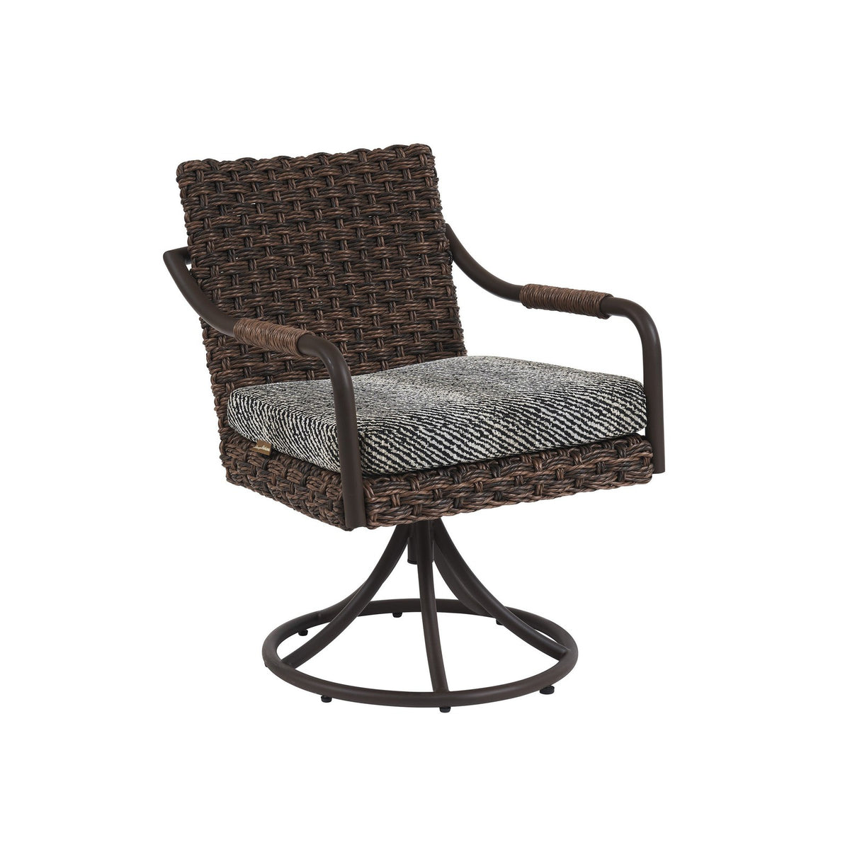 Tommy Bahama Outdoor Kilimanjaro Swivel Rocker Dining Chair — Grayson